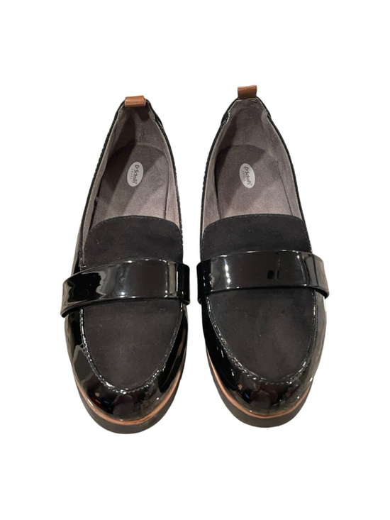 Dr. Scholl's Shoes - Dr. Scholls Womens 6.5M Webster Loafer Black Patent Microfiber Slip On Comfort